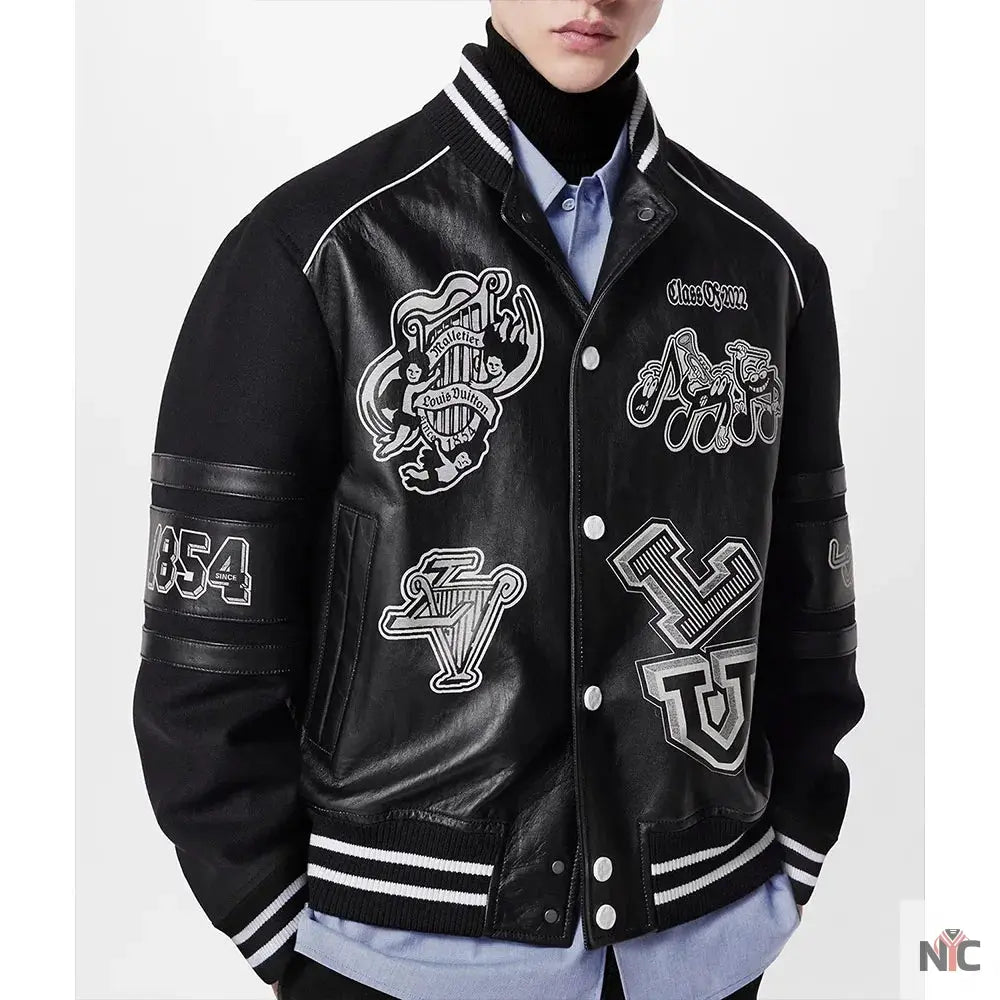 1AATMF Varsity Blouson Varsity Jacket Trendy Layer