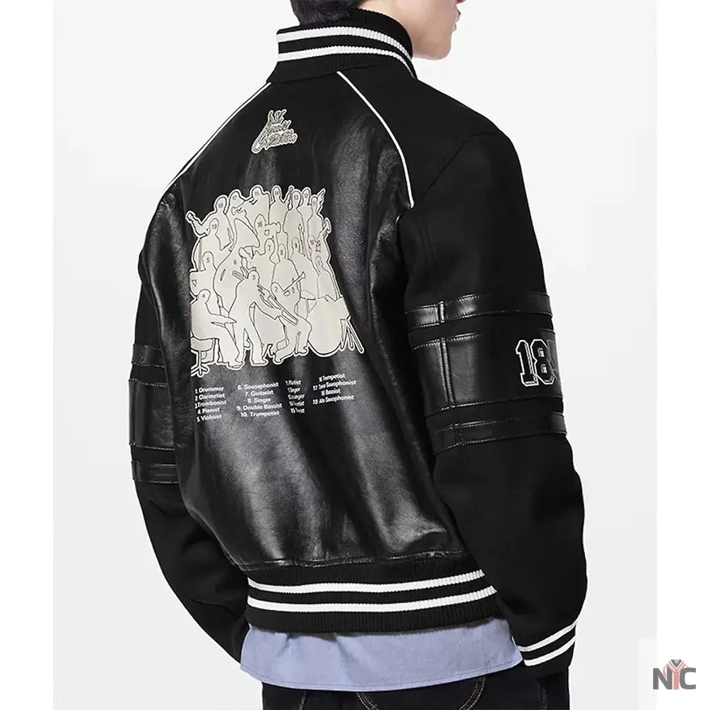 1AATMF Varsity Blouson Varsity Jacket Trendy Layer
