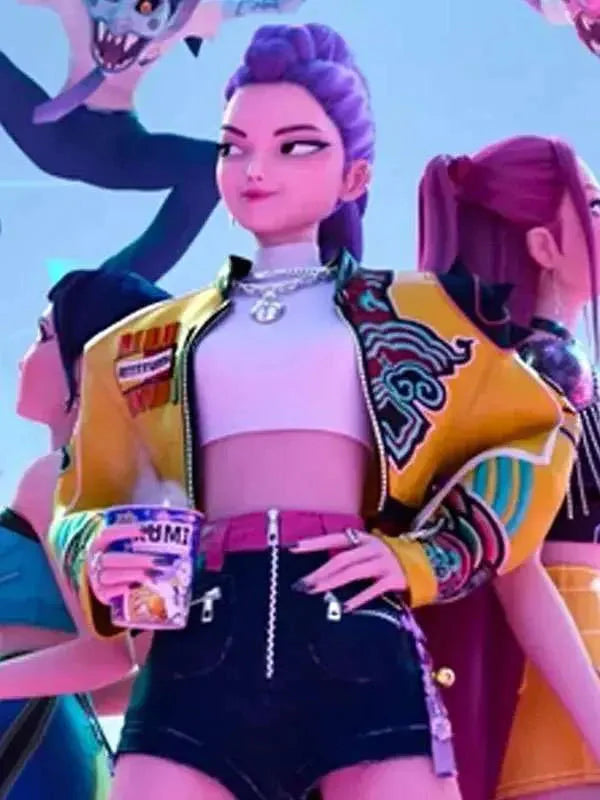 Rumi KPop Demon Hunters Jacket Trendy Layer